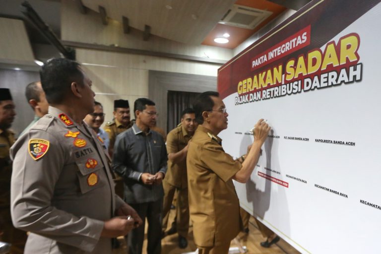 Pemko Banda Aceh Luncurkan Gerakan Sadar Pajak dan Retribusi Daerah