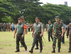 Jelang Kunker Wapres ke Aceh, Pangdam IM Cek Kesiapan Pasukan Pengamanan VVIP