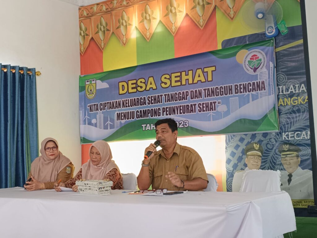 Peunyeurat Lakukan Penguatan Keluarga Sehat Tanggap Tangguh Bencana