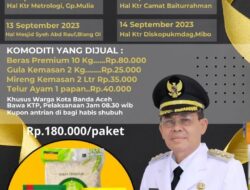 Pemko Akan Gelar Pasar Murah Jelang Maulid Nabi