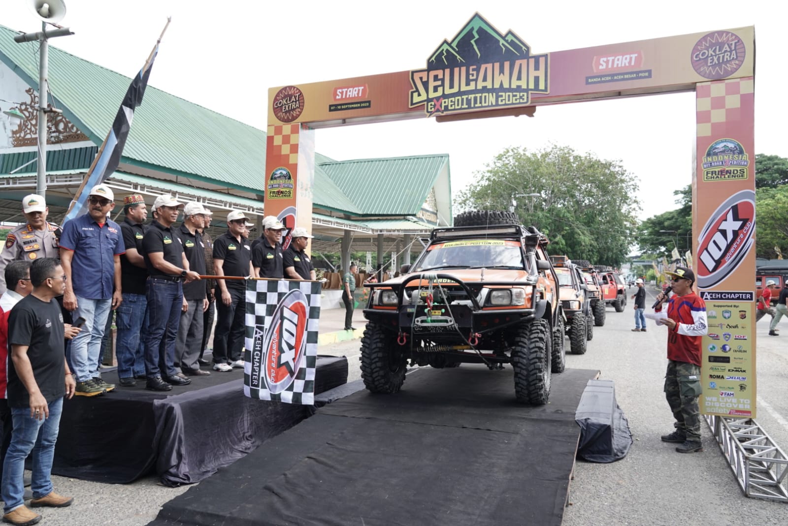 Pangdam Im melepas kegiatan event tahunan IOX Aceh chapter Seulawah ekspedition ke-5