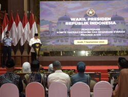 Hadiri Pengukuhan KDEKS Provinsi Aceh, Wapres Tegaskan Ekonomi Syariah Kunci Hadapi Tantangan Pembangunan Nasional