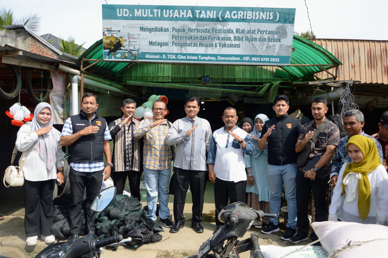 Tim KP3 Aceh Besar Lakukan Pengawasan Pupuk dan Pestisida Bersubsidi