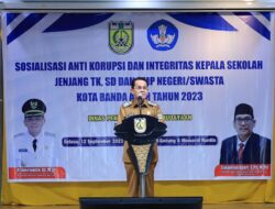 Pemko Banda Aceh Gelar Sosialisasi Anti Korupsi bagi Kepala Sekolah