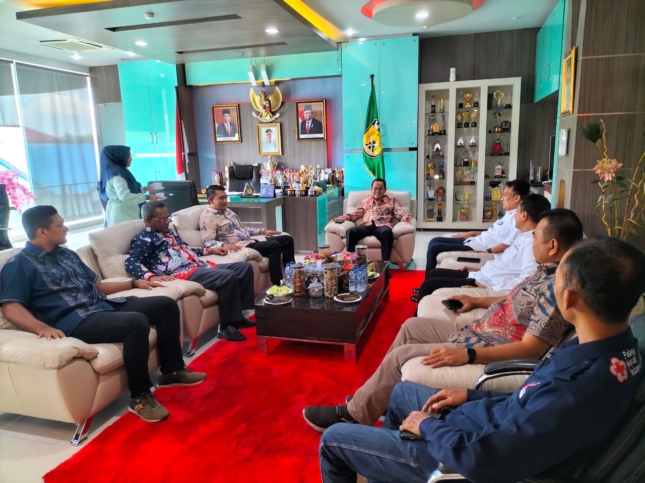 Pj Wali Kota Amiruddin Terima Audiensi PMI Banda Aceh