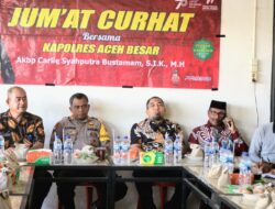 Pj Bupati Hadiri Jumat Curhat Bersama Kapolres Aceh Besar di Lamteuba