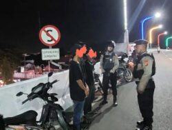 Personel Sat Samapta Polresta Banda Aceh Patroli Dialogis