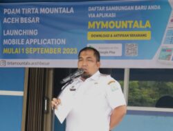 Pj Bupati Aceh Besar Luncurkan Aplikasi Mymountala