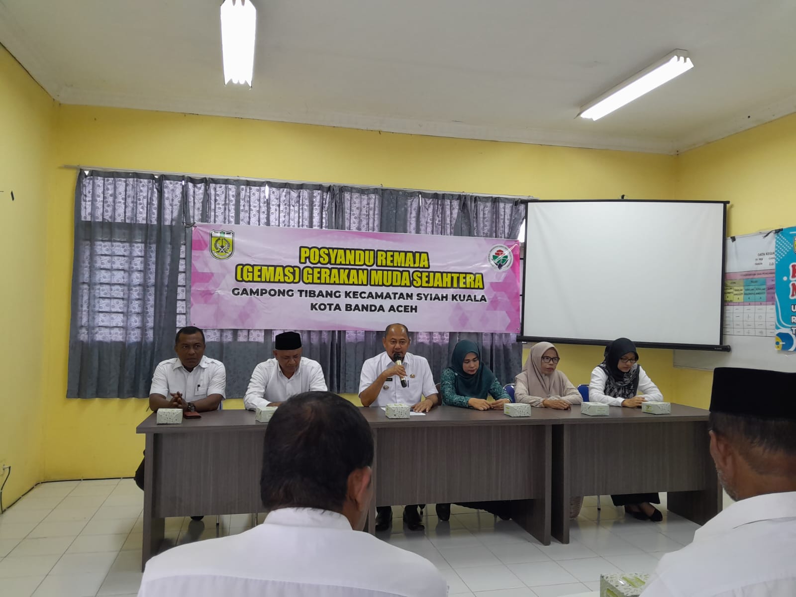 Camat Syiah Kuala Apresiasi Remaja Gampong Tibang Dirikan Posyandu Remaja