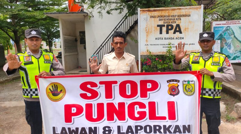 Polsek Kutaraja Sosialisasi Stop Pungli