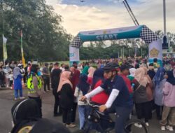 Personel Polsek Syiah Kuala Kawal Fun Bike-Walk USK