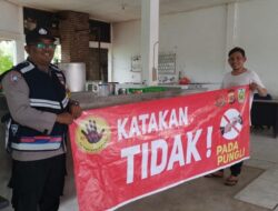 Polsek Darul Imarah Sosialisasi Stop Pungli