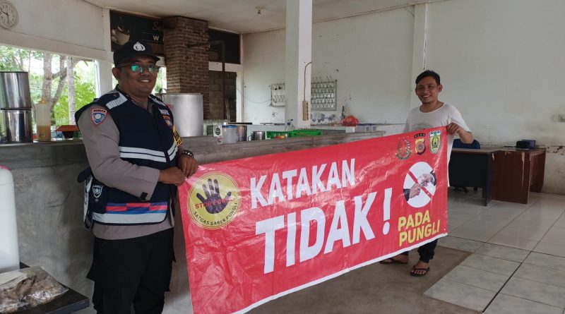 Polsek Darul Imarah Sosialisasi Stop Pungli