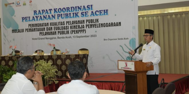 170 Pejabat dari Seluruh Aceh Ikuti Rakor Peningkatan Pelayanan Publik
