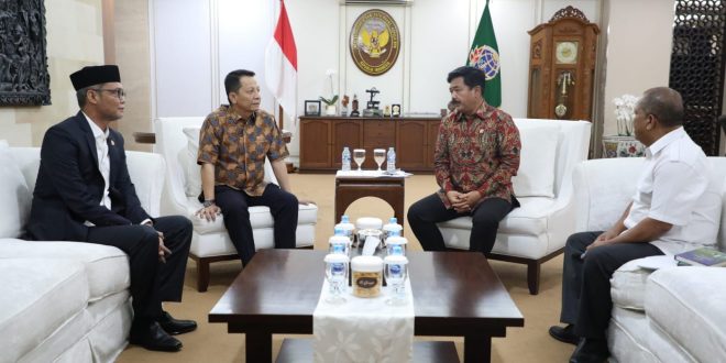 Bicarakan Lahan Eks Kombatan GAM, Pj Gubernur Aceh dan TA Khalid Kembali Jumpai Menteri ATR/BPN RI