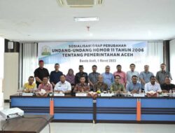 Ini Masukan Ketua DPRK Banda Aceh Terkait Revisi UUPA