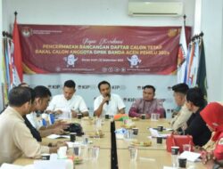KIP Rakor Pencermatan Rancangan DCT DPRK Banda Aceh