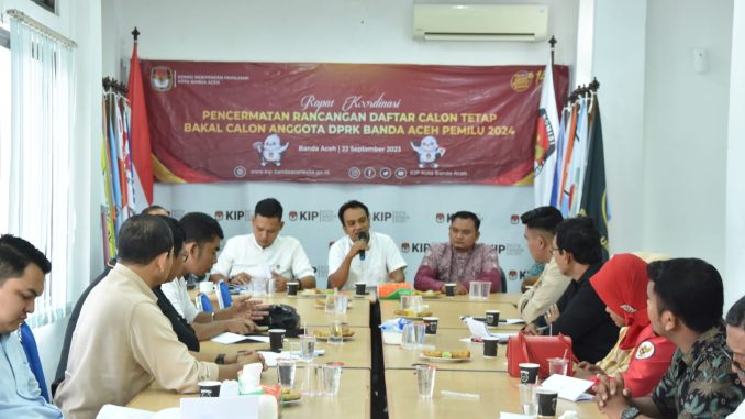 KIP Rakor Pencermatan Rancangan DCT DPRK Banda Aceh