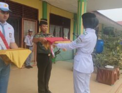 Komandan Kodim 0117/Aceh Tamiang Irup Upacara Di SMA Negeri 1 Kejuruan Muda