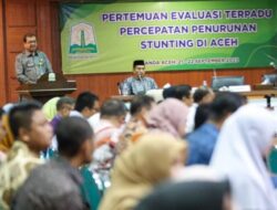 Penjabat Gubernur Buka Pertemuan Evaluasi Percepatan Penurunan Stunting di Aceh
