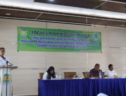 Pj. Bupati Aceh Besar Buka FGD Finalisasi Kajian Strategis RPJP