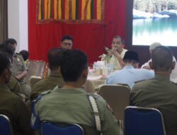 Pj Bupati Aceh Besar Lakukan Pertemuan dengan Satpol PP dan WH