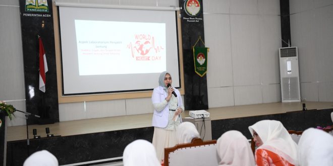 dr. Ariza Farizca Isi Seminar Kesehatan Jantung yang Digelar DWP Aceh