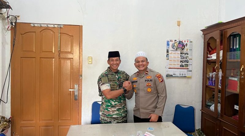 Kapolsek Ulee Lheue Dampingi Kunjungan Pangdam IM di Wilkumnya