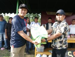Pj Bupati Aceh Besar Buka Turnamen Sepak Bola Antar Gampong Se-Kuta Baro