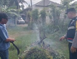 Cegah Karhutla, Polsek Ulee Kareng Terus Edukasi Masyarakat