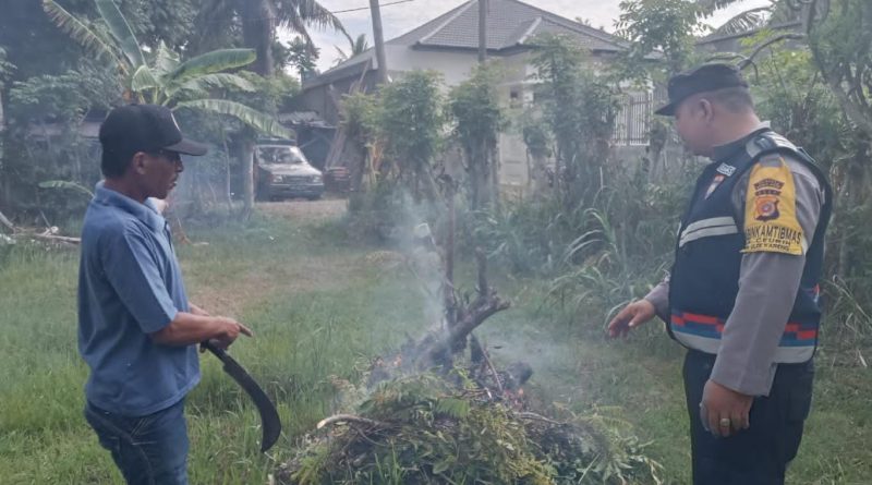 Cegah Karhutla, Polsek Ulee Kareng Terus Edukasi Masyarakat