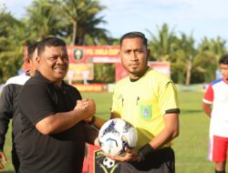 Wakili Pj Bupati, Sekda Aceh Besar Buka Turnamen Sepakbola PS AMLA Cup 2023