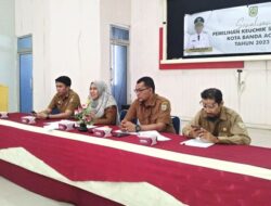 Panitia Pemilihan Keuchik Gampong Cot Mesjid ikut Sosialisasi Pelaksanaan Pilchiksung Serentak