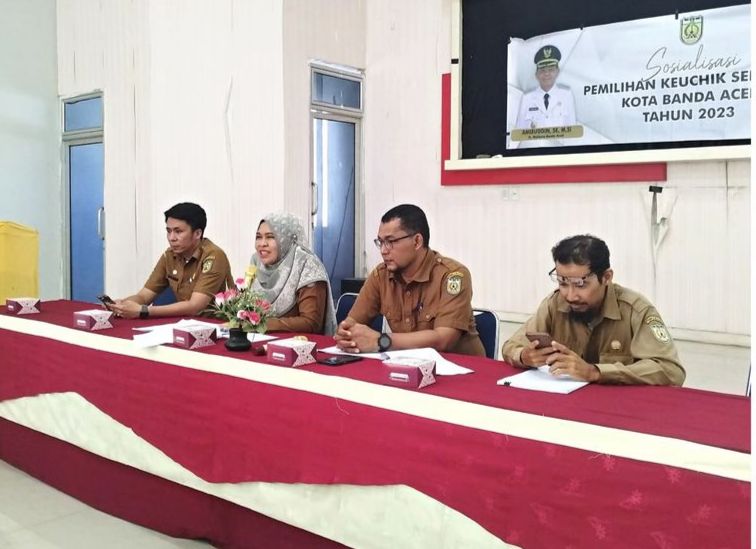 Panitia Pemilihan Keuchik Gampong Cot Mesjid ikut Sosialisasi Pelaksanaan Pilchiksung Serentak