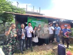 Camat Lueng Bata Serahkan Bantuan Pangan Hewani