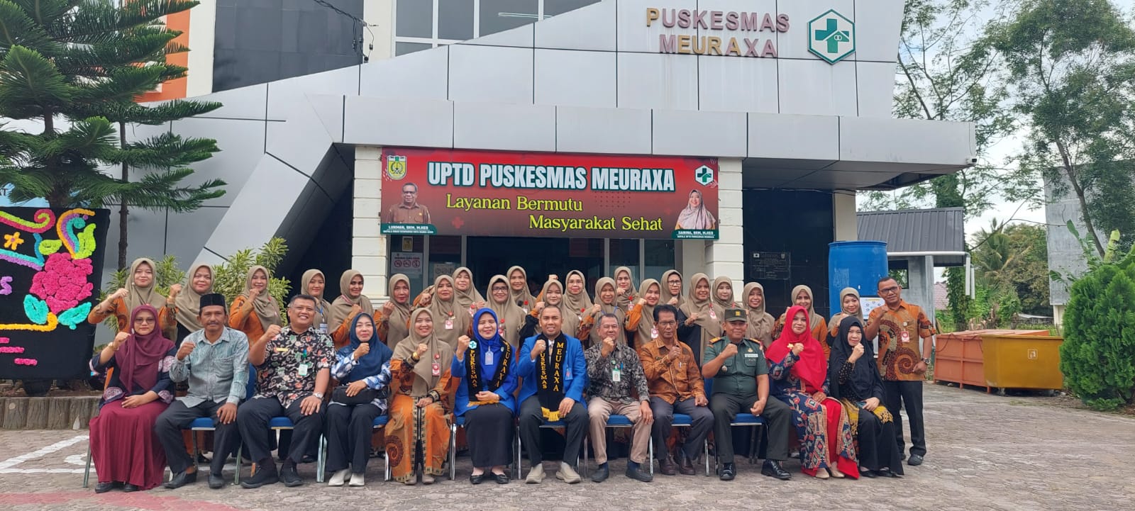 Camat Mustafa Dukung Penuh Akreditasi UPTD Puskesmas Meuraxa