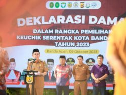 Banda Aceh Gelar Deklarasi Damai Pilchiksung Serentak 2023