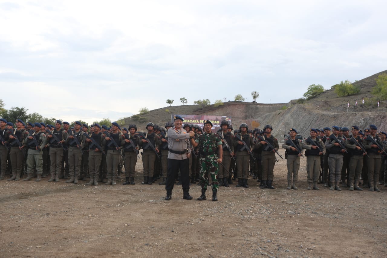 Pangdam IM Hadiri Upacara Penutupan Pembinaan Tradisi Bintara remaja angkatan 49 Brimob Polda Aceh