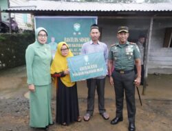 Pangdam Iskandar Muda Berikan Bantuan Sosial dan Perbaikan Rumah Tidak Layak Huni di Desa Rata Ara, Kab. Bener Meriah.