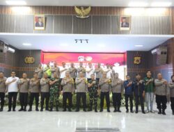 Kasdam IM bersama Kapolda Aceh dan jajaran melaksanakan Video Conference bersama Panglima TNI dan Kapolri dalam rangka 32 Tahun pengabdian Akabri Angkatan 1991