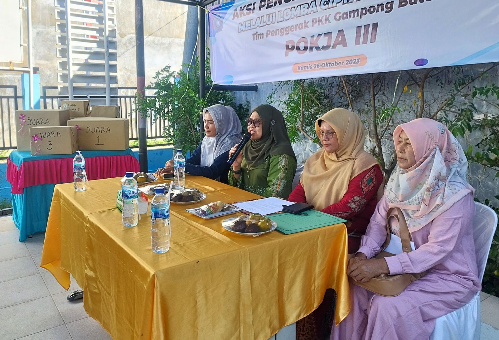 Camat Sukmawati Buka Lomba Cipta Menu B2SA