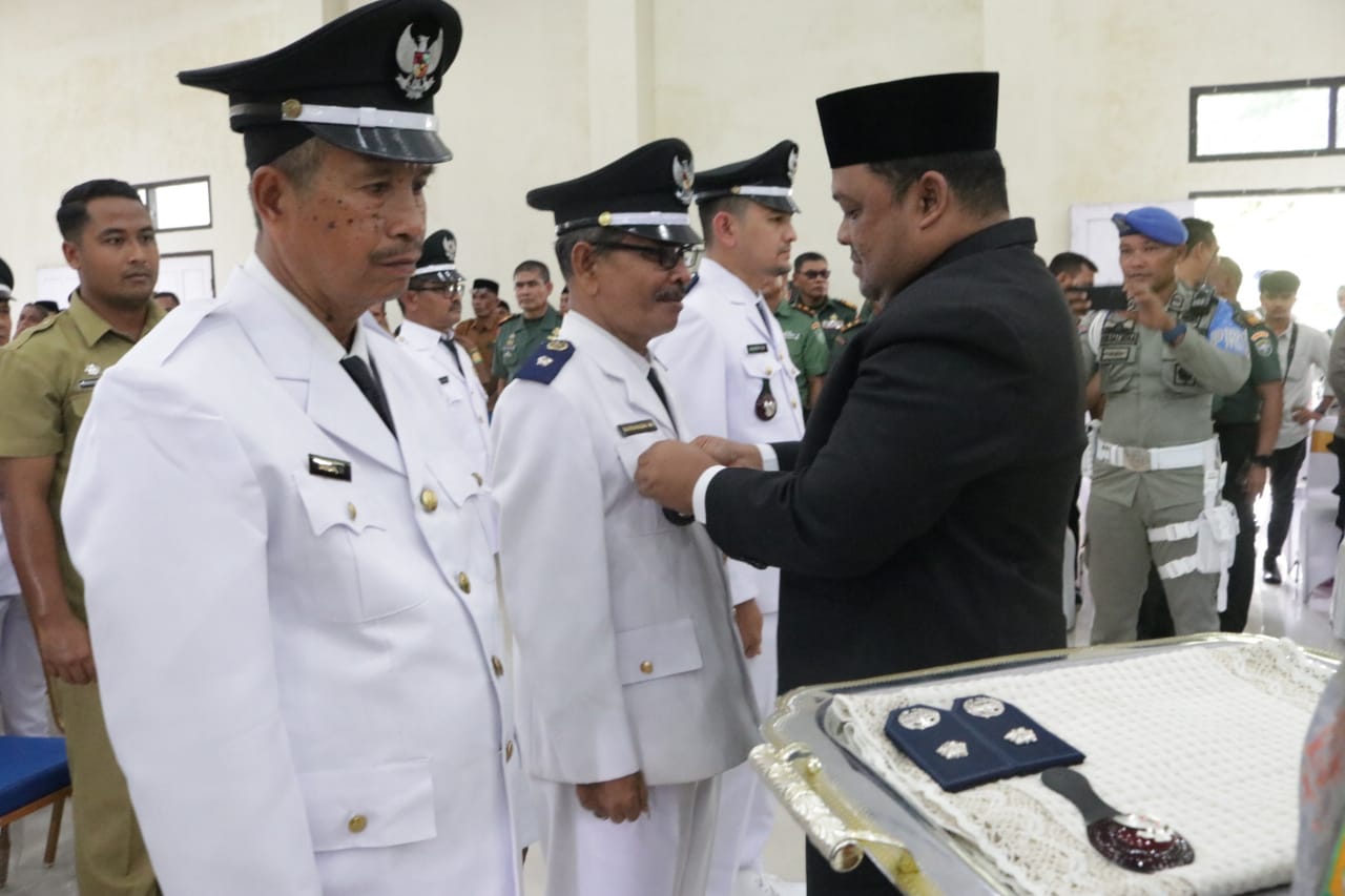 Lantik 39 Keuchik: Ini Pesan Pj Bupati Aceh Besar