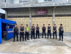 Personel Polresta Banda Aceh Lakukan Pengamanan Gudang Logistik KIP