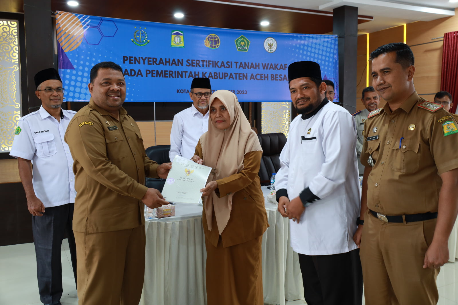 70 Persil Tanah Waqaf di Aceh Besar Telah Bersertifikat