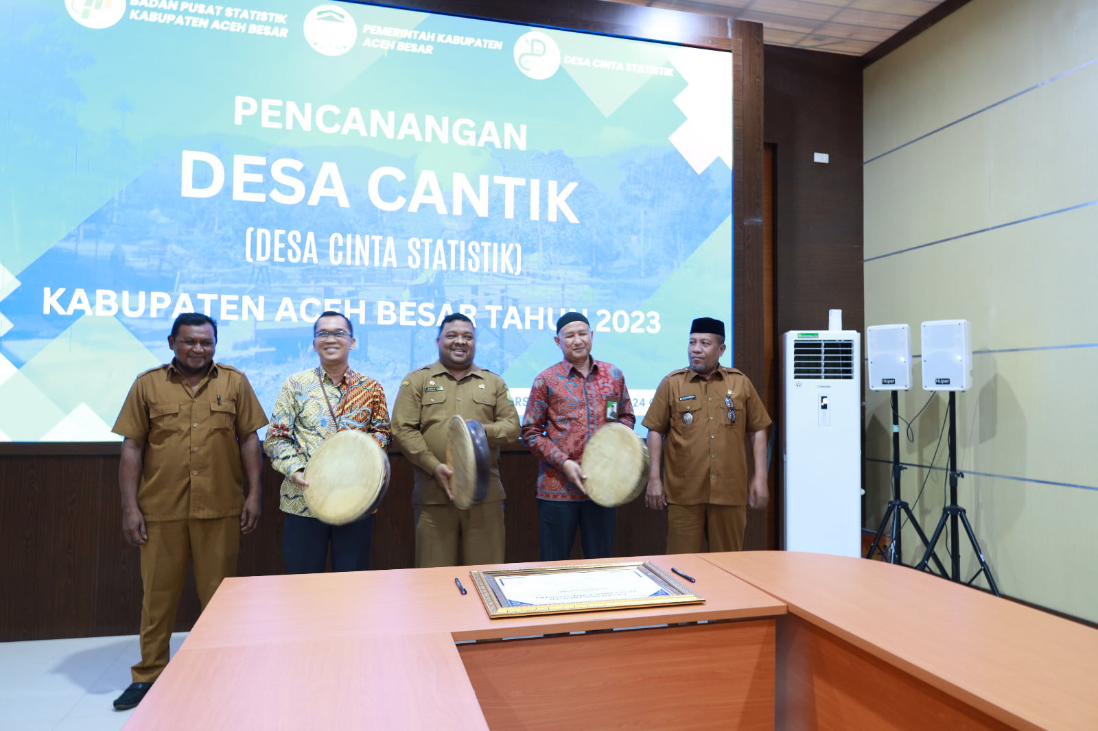 Bukit Meusara Dicanangkan sebagai Desa Cinta Statistik di Aceh Besar