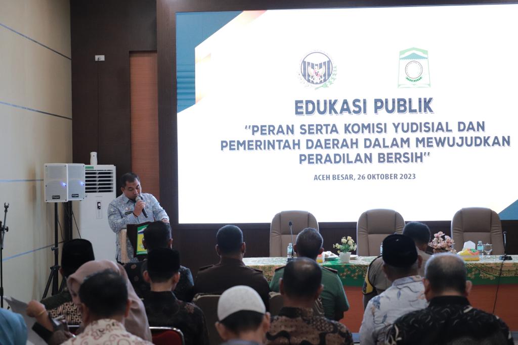Pj Bupati Aceh Besar Buka Edukasi Publik Terkait Komisi Yudisial
