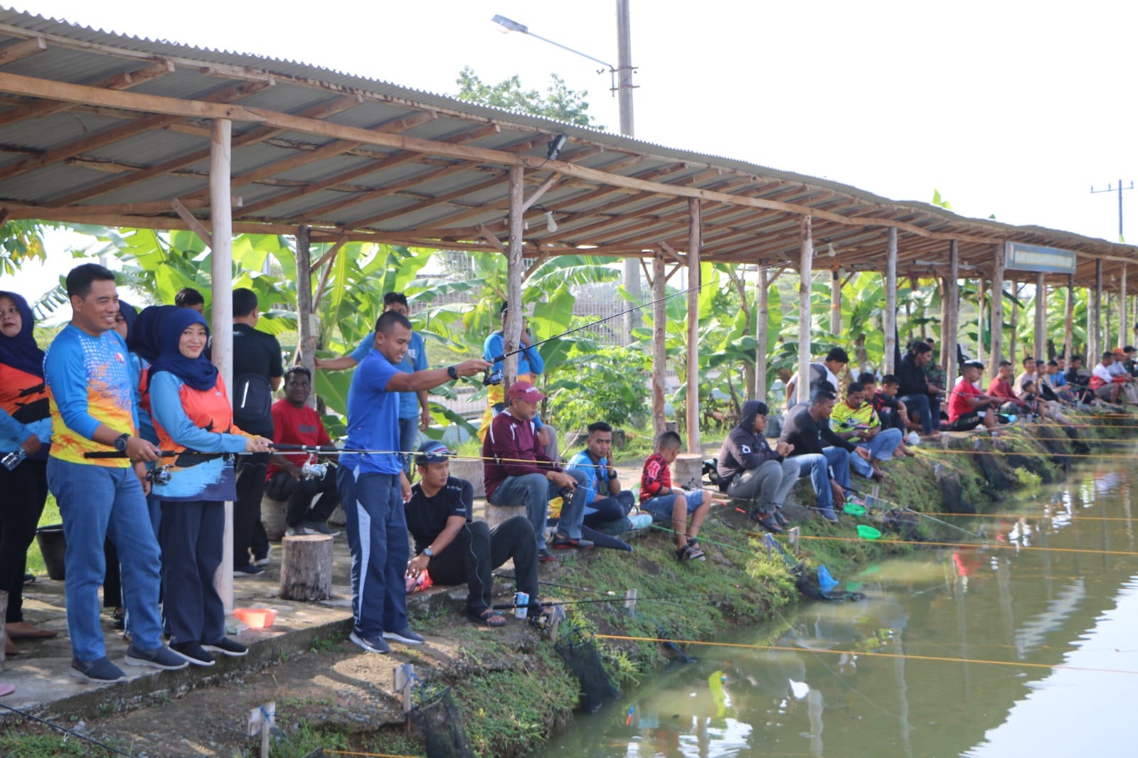 Pj Bupati Aceh Besar Hadiri Galatama Fishing Tournament di Lanud SIM