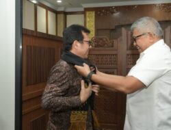 Sekda Sambut Kedatangan Wamenkominfo RI