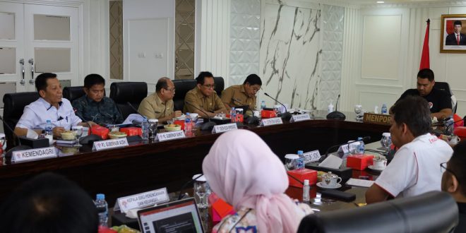 Tindak Lanjut Ratas dengan Presiden, Penjabat Gubernur Aceh dan Sumatera Utara Sambangi Menpora Bersama KONI Pusat