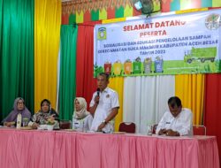 DLH Aceh Besar Gelar Sosialisasi dan Edukasi Pengelolaan Sampah di Kecamatan Sukamakmur